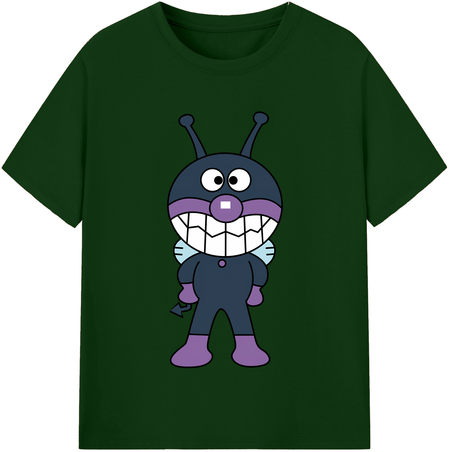 （画像用） アンパンマン Anpanman 綿100％半袖Tシャツ（フロントプリント）